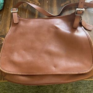 Coach Authentic Saddlebag Crossbody Carmel  Leather